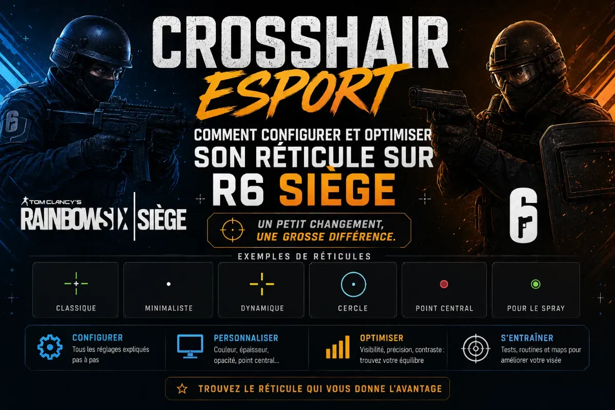 Crosshair Rainbow Six Siege : comment configurer son réticule pour jouer compétitif