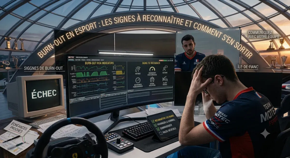 Burn-out en esport : les signes à reconnaître et comment s'en sortir